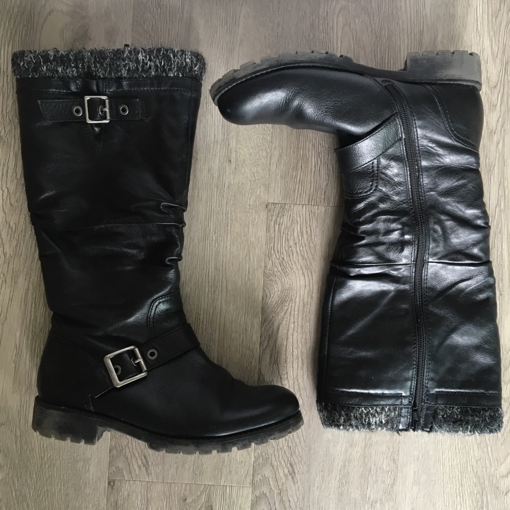 ALDO Black Boots Besnia Size 8